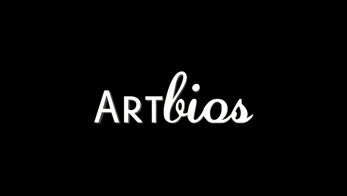 Artbios, bibliothèque de biographies d'artistes | logo in Monochrome